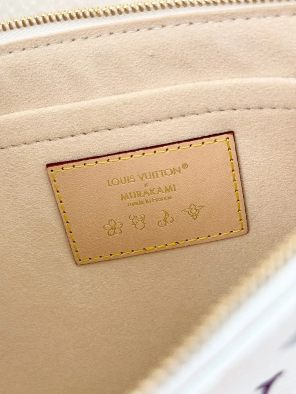 ✨NEW✨2026 Louis Vuitton x Takashi Murakami Wristlet Pouch - Multicolor/White - Picture 9 of 12
